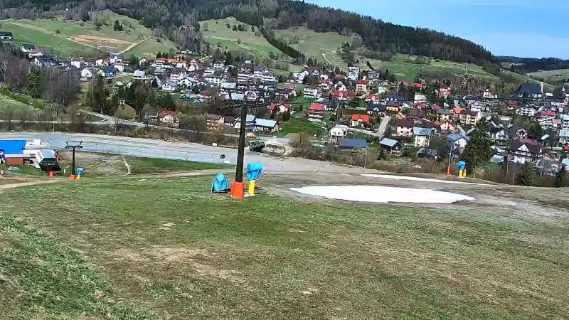 Widok z Kamery na stok MASTER SKI