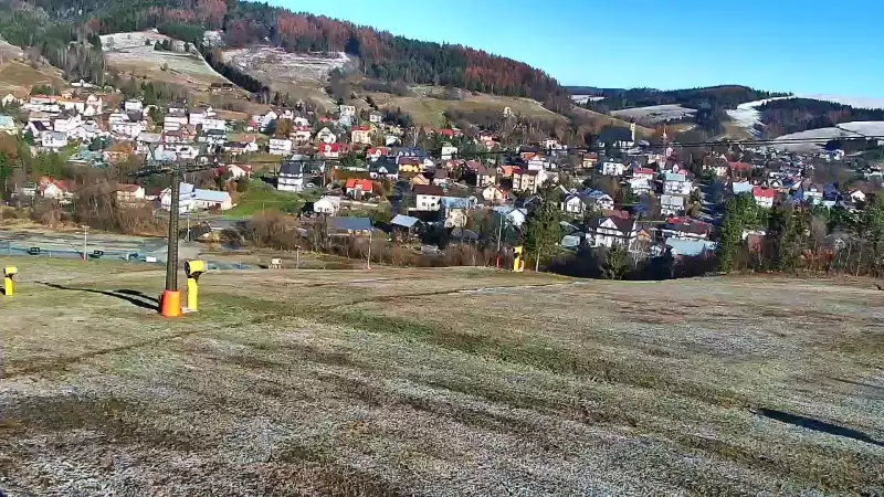 Widok z Kamery na stok MASTER SKI