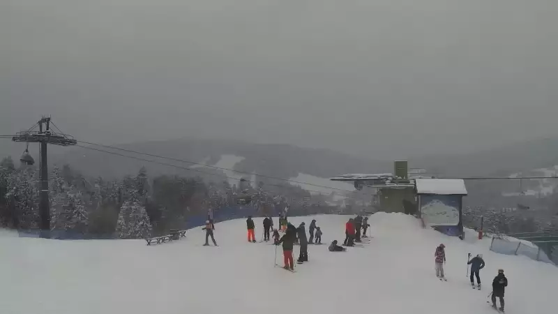 Obraz online z górnej stacji kompleksu Master-ski w Tyliczu