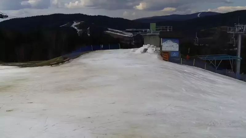 Obraz online z górnej stacji kompleksu Master-ski w Tyliczu