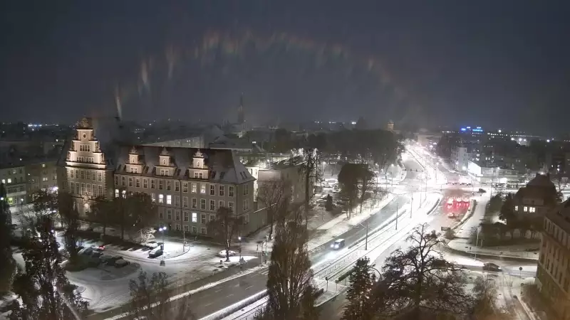 Widok na panoramę miasta w Elblągu