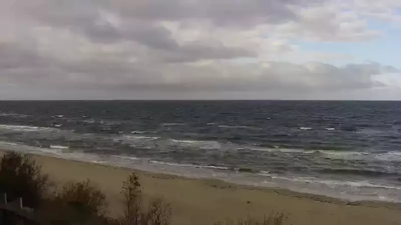 Widok z Kamery na plażę w Międzywodziu