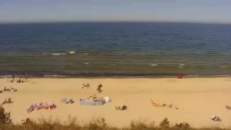 Widok z Kamery na plażę w Międzywodziu