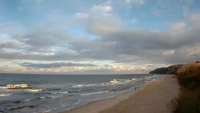 Kamera na plaże w Międzyzdrojach - cudowne zdjęcia.