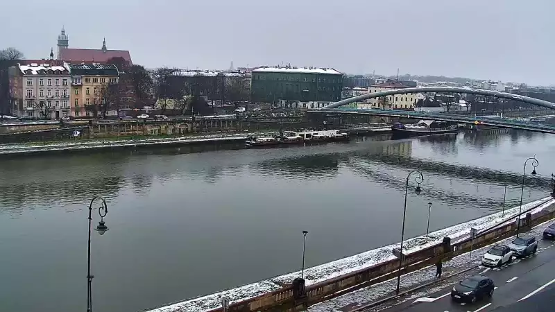 Kraków - widok na Most im. Marszałka Józefa Piłsudskiego i Wisłę NOWOŚĆ