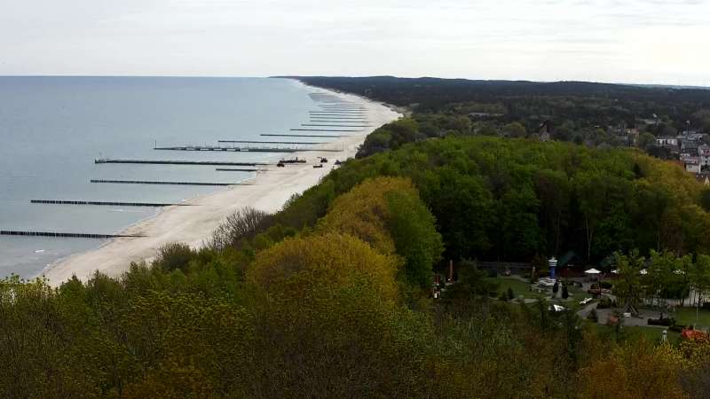 Widok z Kamery na plażę w Niechorzu
