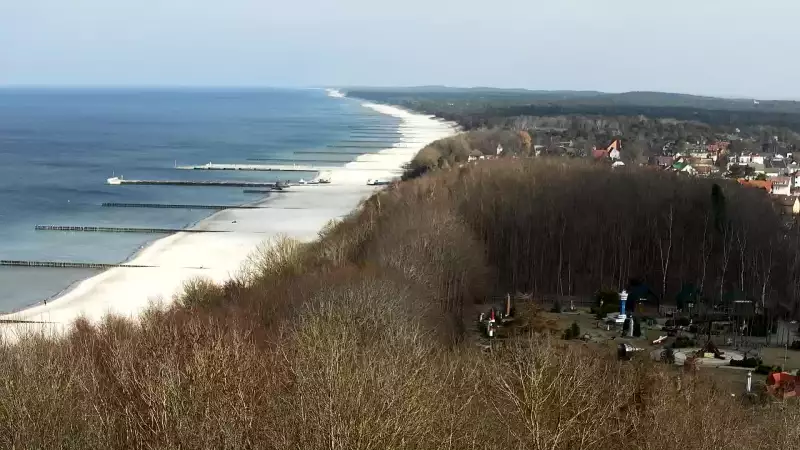 Widok z Kamery na plażę w Niechorzu