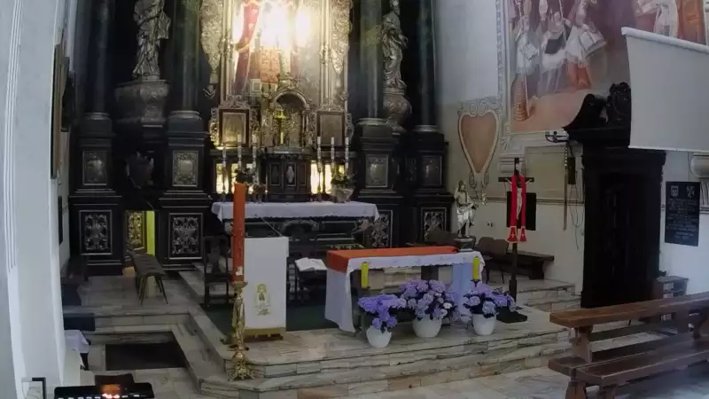 Ołtarz z parafii Matki Bożej Bolesnej w Jarosławiu