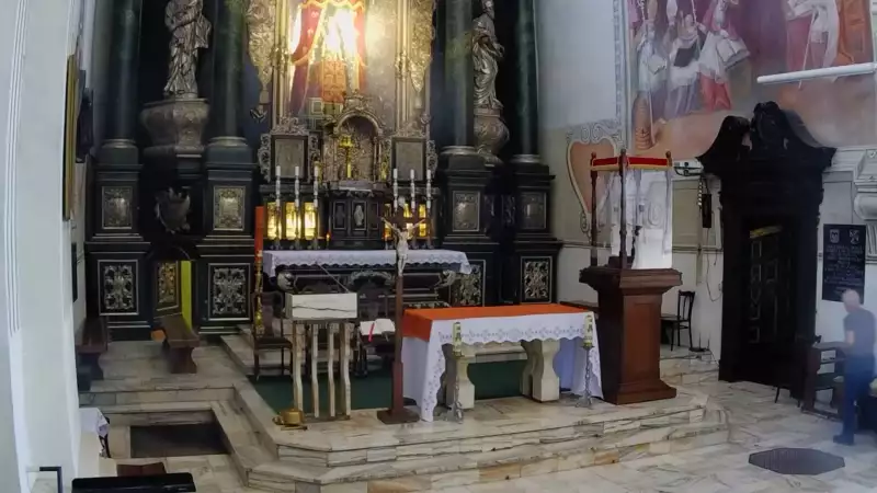 Ołtarz z parafii Matki Bożej Bolesnej w Jarosławiu