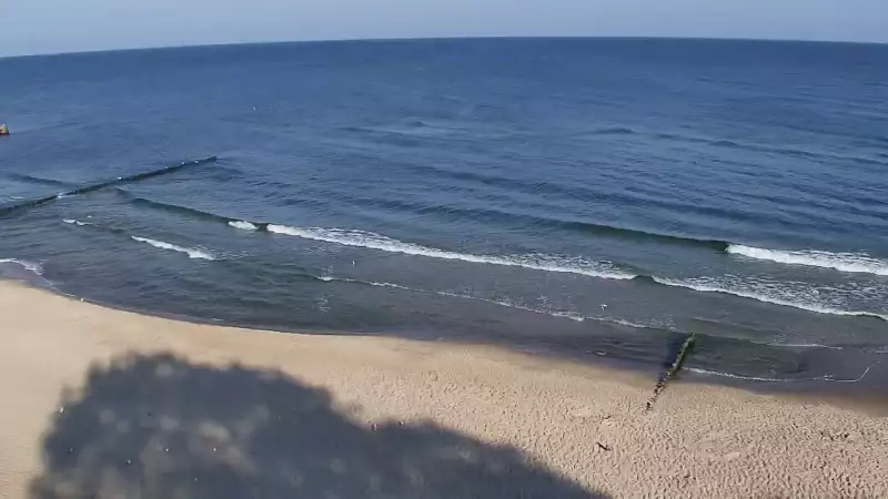 Widok z Kamery na plażę w Rewalu