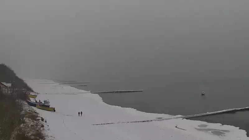 Widok z Kamery na plażę w Rewalu