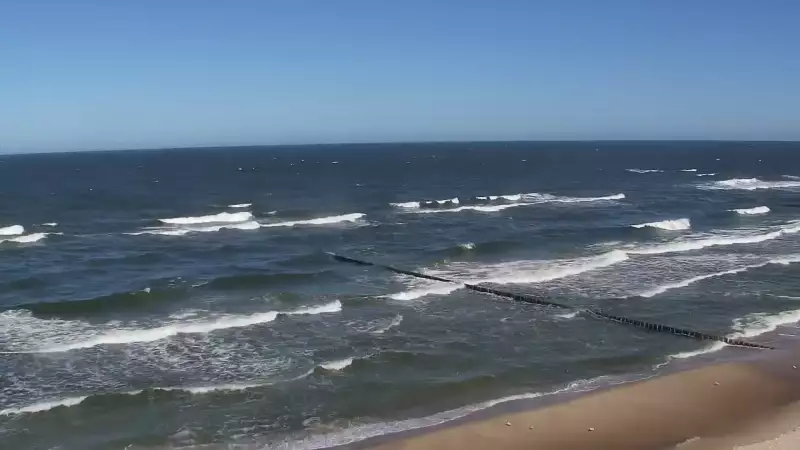Widok z Kamery na plażę w Rewalu