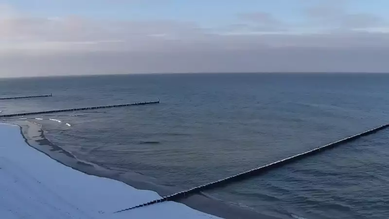 Widok na plaże w ROGOWIE