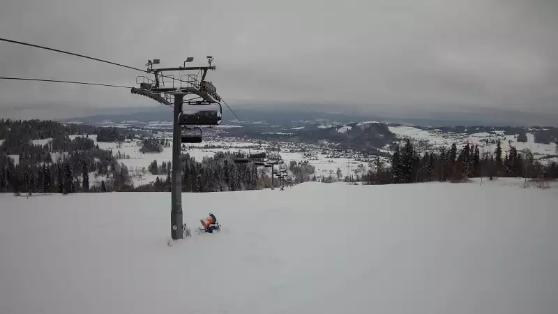 Bukowina Tatrzańska - widok na stok RUSIŃSKI