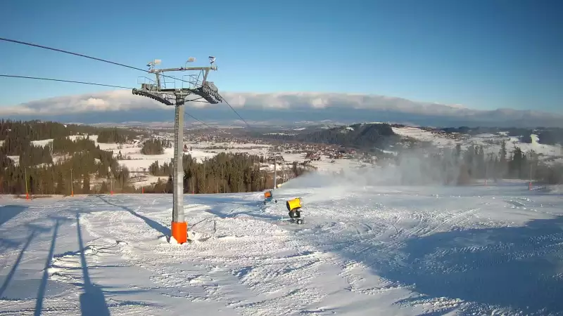 Bukowina Tatrzańska - widok na stok RUSIŃSKI