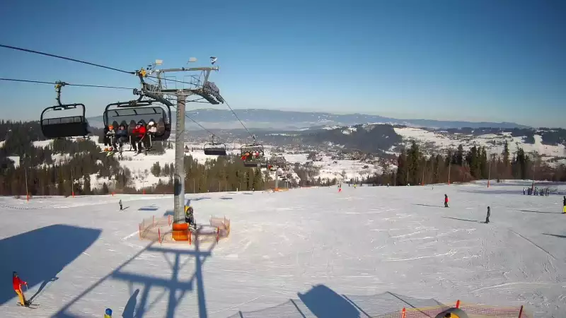 Bukowina Tatrzańska - widok na stok RUSIŃSKI