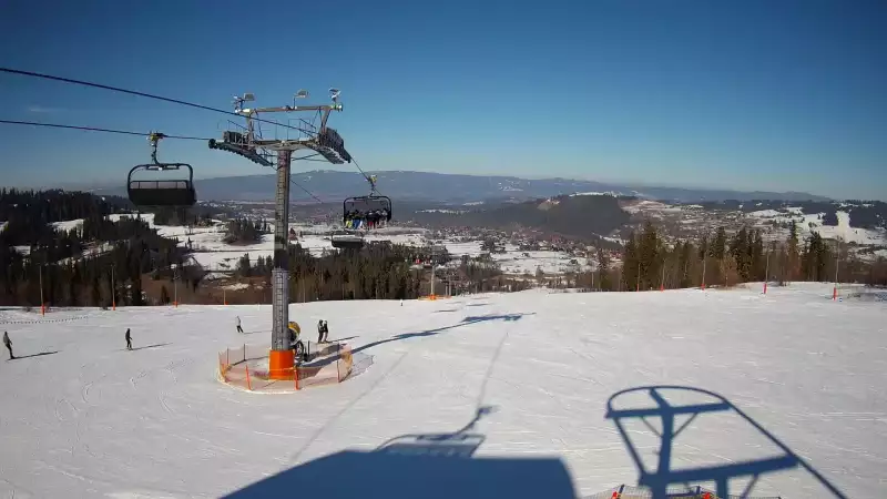 Bukowina Tatrzańska - widok na stok RUSIŃSKI