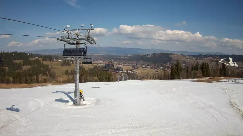 Bukowina Tatrzańska - widok na stok RUSIŃSKI