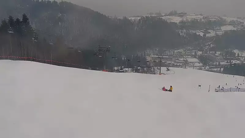 Widok live z kamery na stacji narciarskiej w miejscowości Rytro