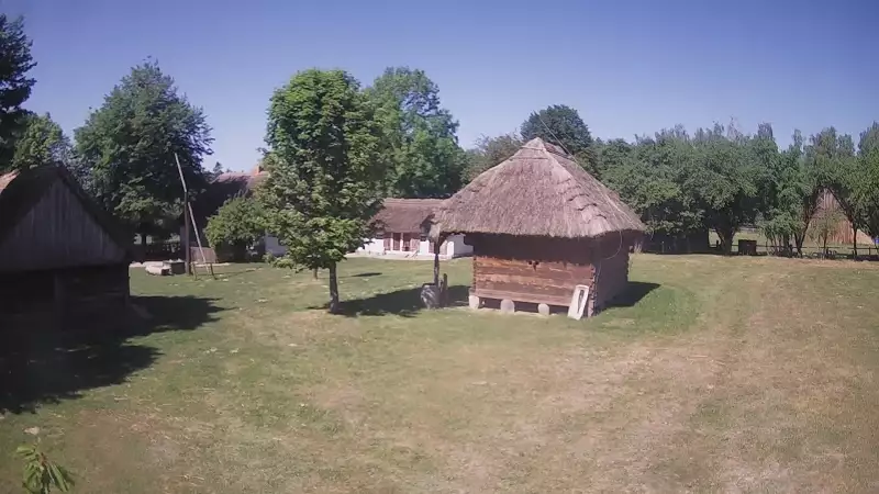 Widok z kamery na SKANSEN w Sierpcu.
