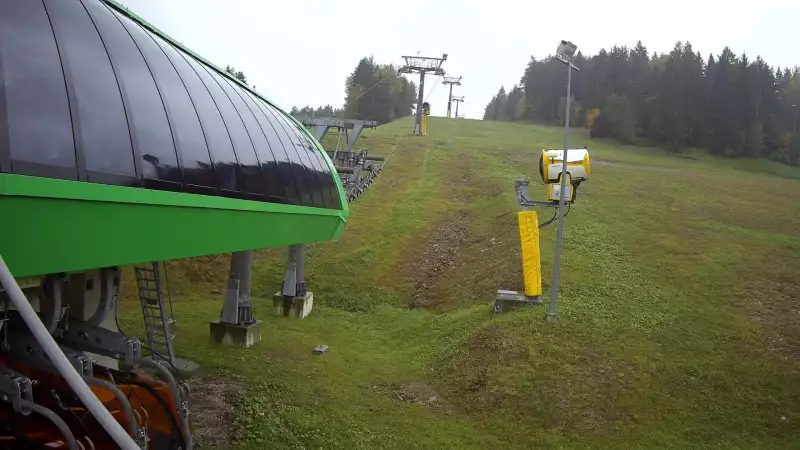 Dolna stacja kolei krzesełkowej w Krynicy Zdroju