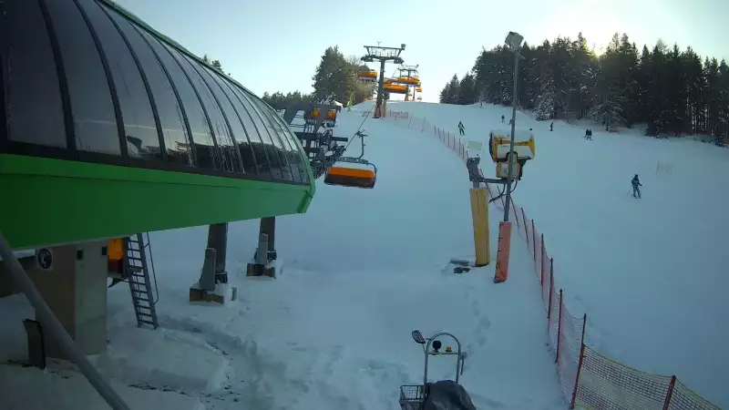 Dolna stacja kolei krzesełkowej w Krynicy Zdroju