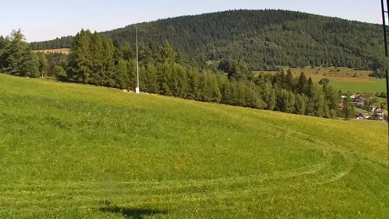 Ośrodek narciarski SŁOTWINY SKI w Krynicy Zdroju - widok na trasy