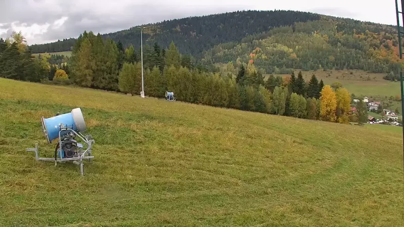 Ośrodek narciarski SŁOTWINY SKI w Krynicy Zdroju - widok na trasy