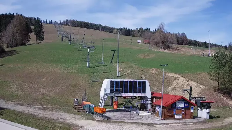 Słotwiny SKI w Krynicy Zdroju - obraz z kamery na stok
