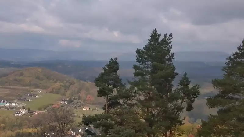 Solina - widok z górnej stacji kolei gondolowej Jawor