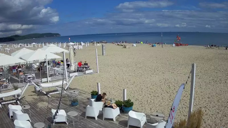 Sopot widok na deptak