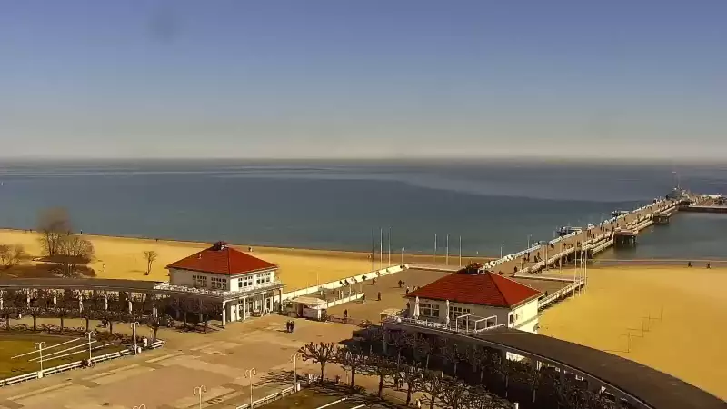 Widok na Monciak w Sopocie.