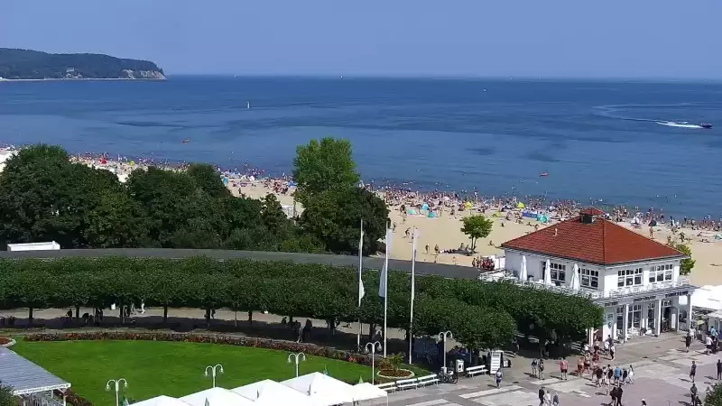 Widok na Monciak w Sopocie.