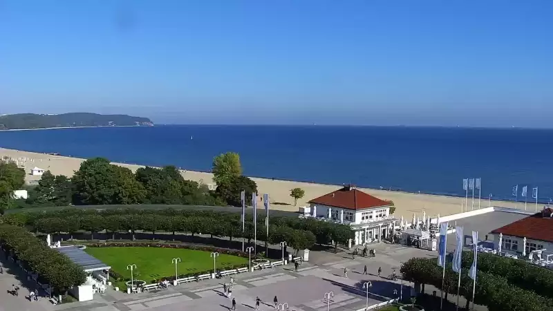 Widok na Monciak w Sopocie.