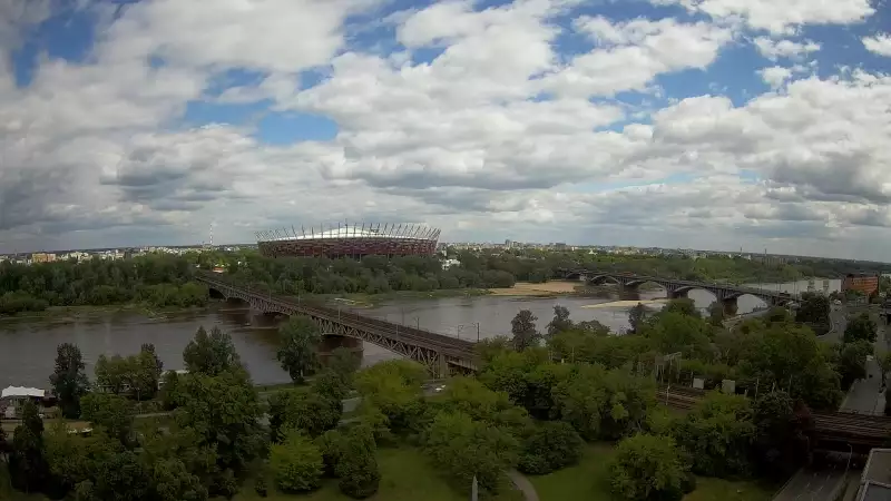 Widok na Stadion Narodowy w Warszawie