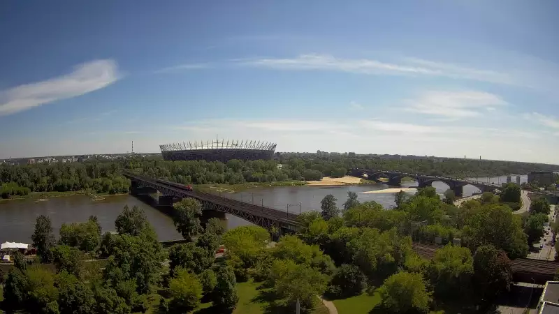 Widok na Stadion Narodowy w Warszawie