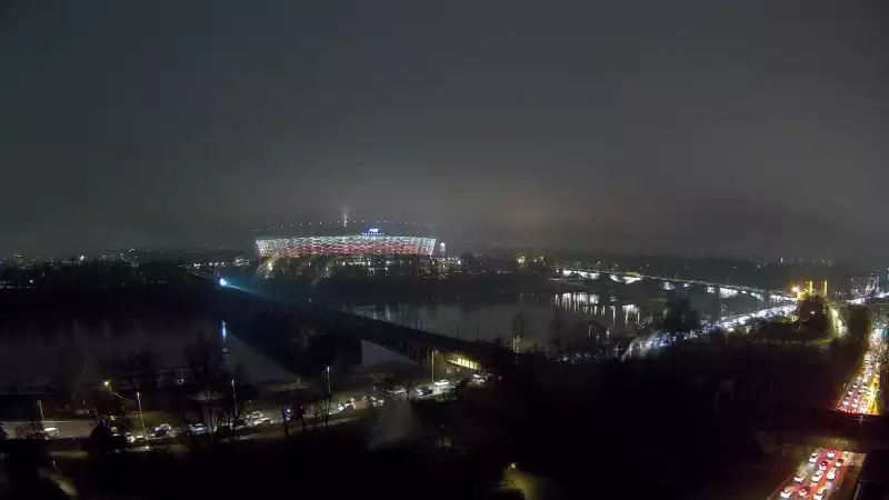 Widok na Stadion Narodowy w Warszawie