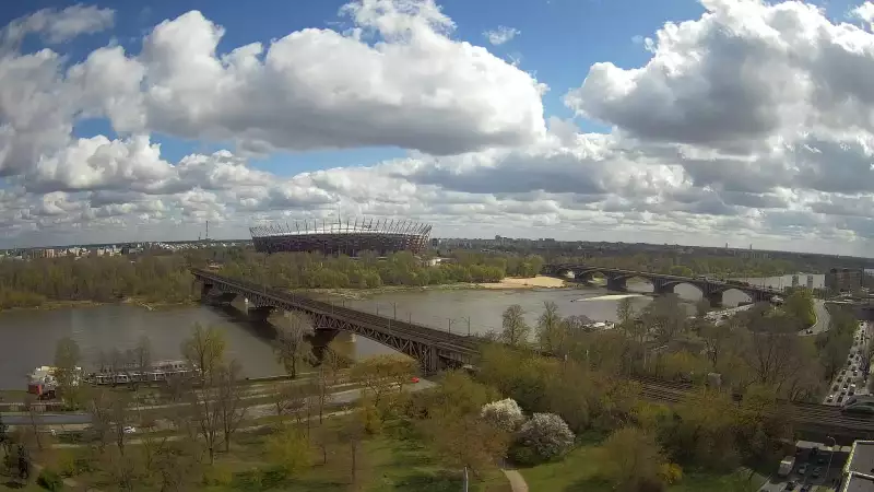 Widok na Stadion Narodowy w Warszawie