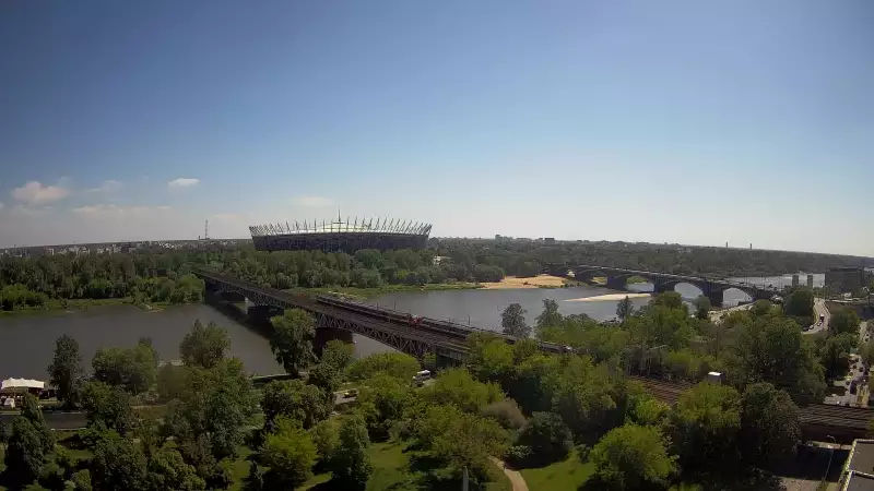 Widok na Stadion Narodowy w Warszawie