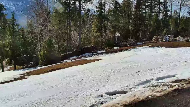 Ski Centrum Strachan - widok z górnej stacji NOWOŚĆ