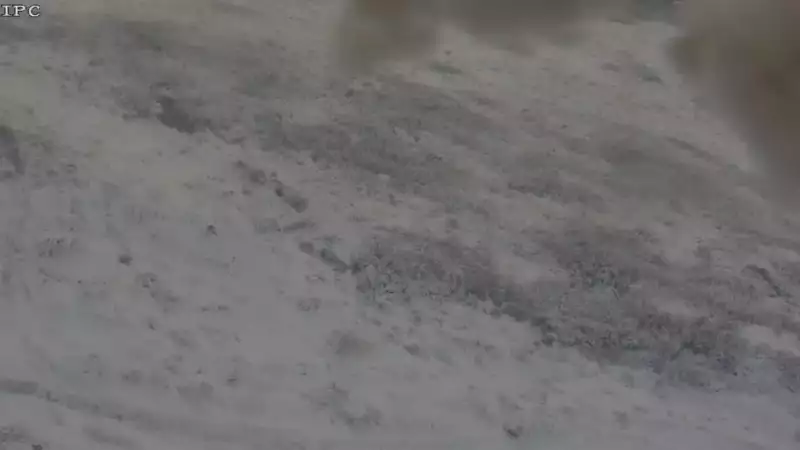 Obraz z górnej stacji Sudety Lift w Karkonoszach.