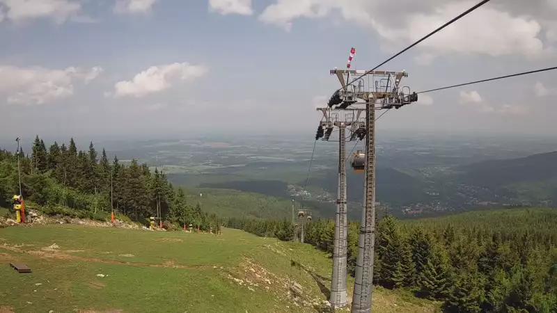 Widok na górną część stacji narciarskiej Ski&Sun.