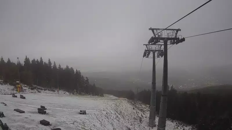 Widok na górną część stacji narciarskiej Ski&Sun.