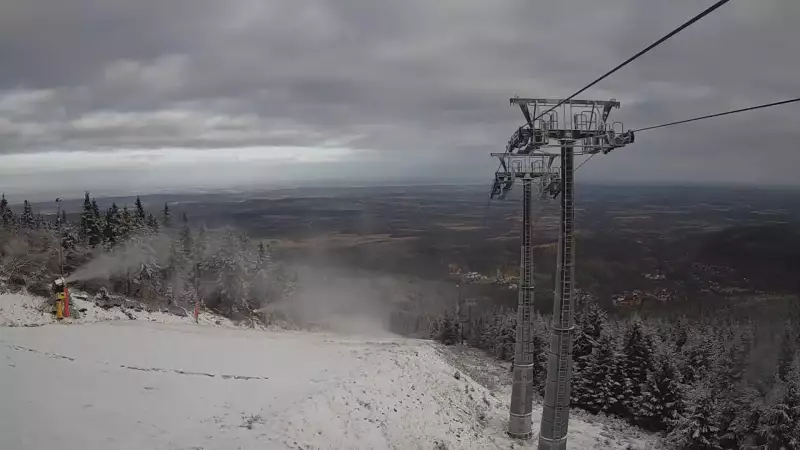 Widok na górną część stacji narciarskiej Ski&Sun.
