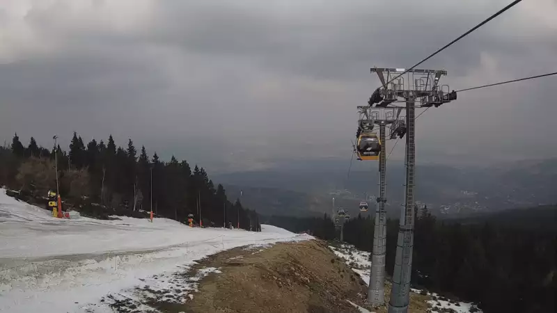 Widok na górną część stacji narciarskiej Ski&Sun.