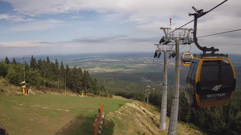 Widok na górną część stacji narciarskiej Ski&Sun.