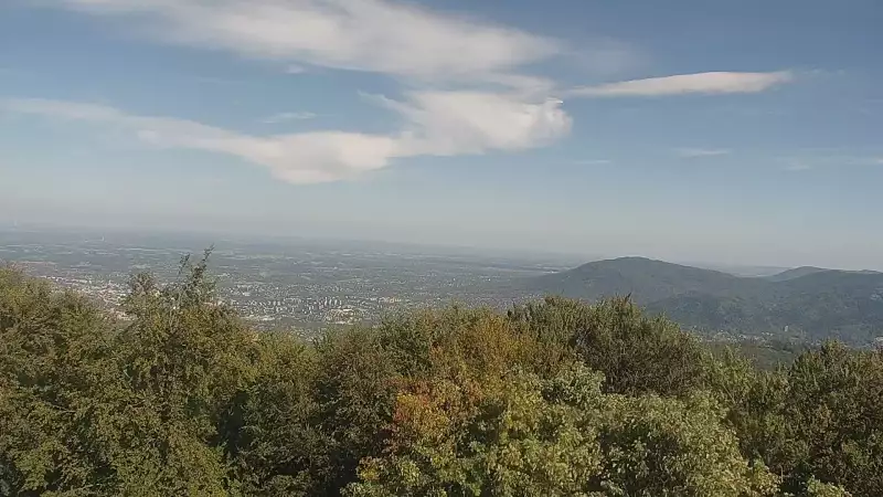 Widok na panoramę gór z Szyndzielni