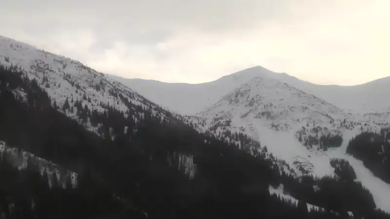 Zdjęcie na Kasprowy Wierch ujęcie panoramiczne.