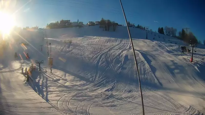 Widok z Kamery na TURNIĘ w Bukowinie Tatrzańskiej