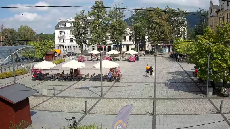 Ujęcie na rynek w Ustoniu.